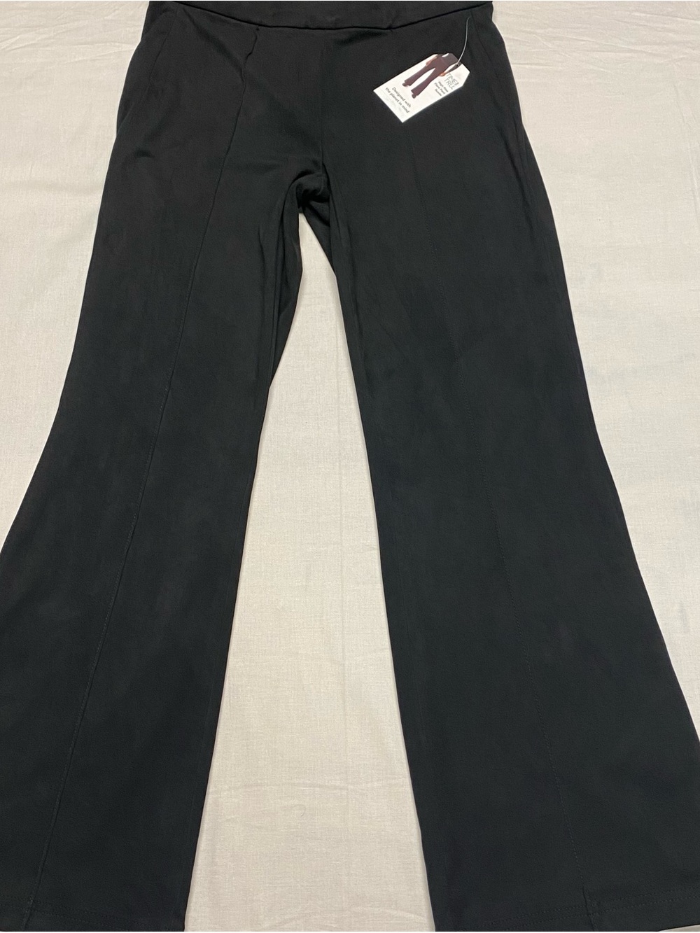 Time and Tru Black Wide-Leg Flare Pants